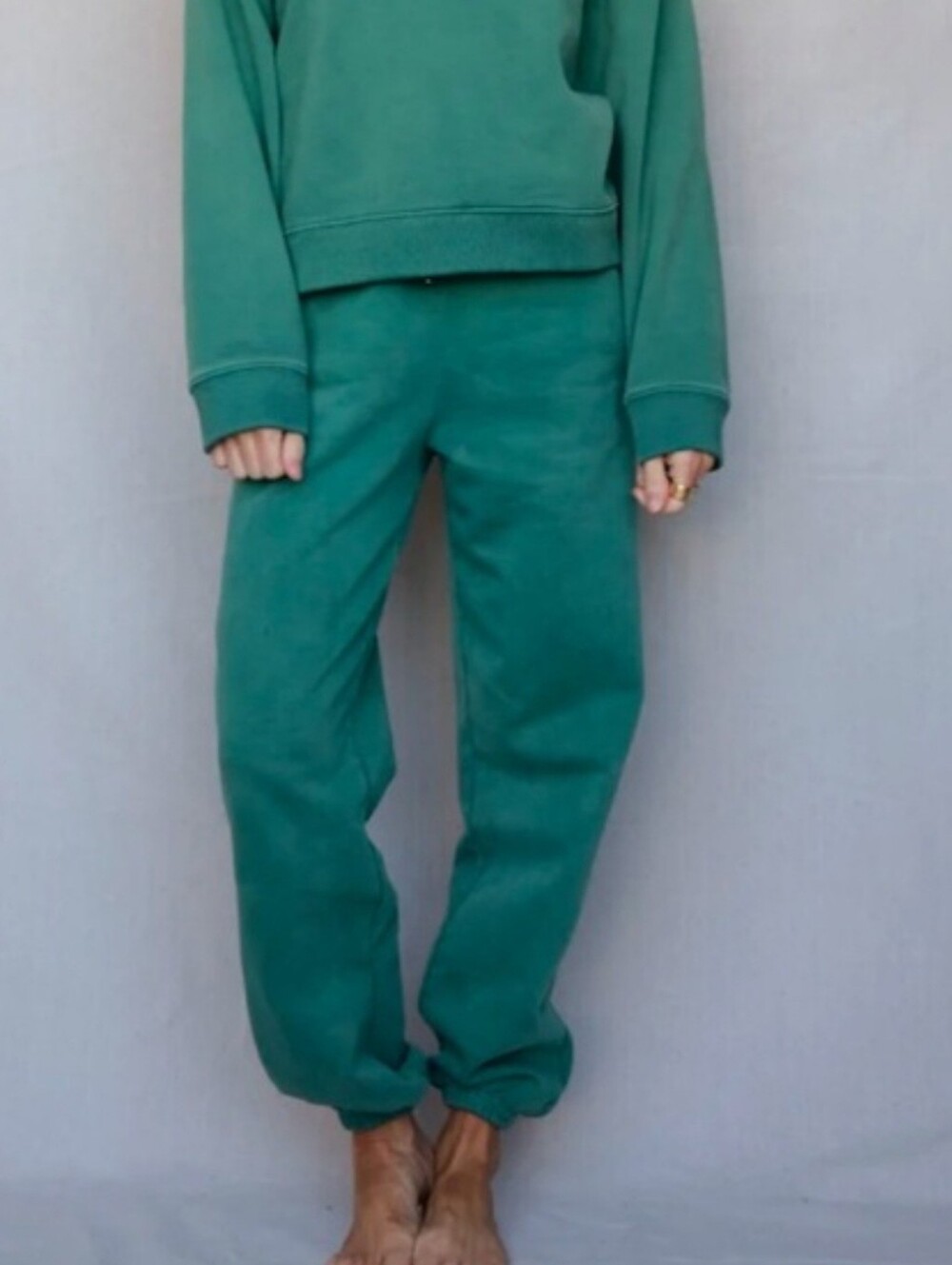 Marea Hunter Green Jogger Sweat Set SZ S